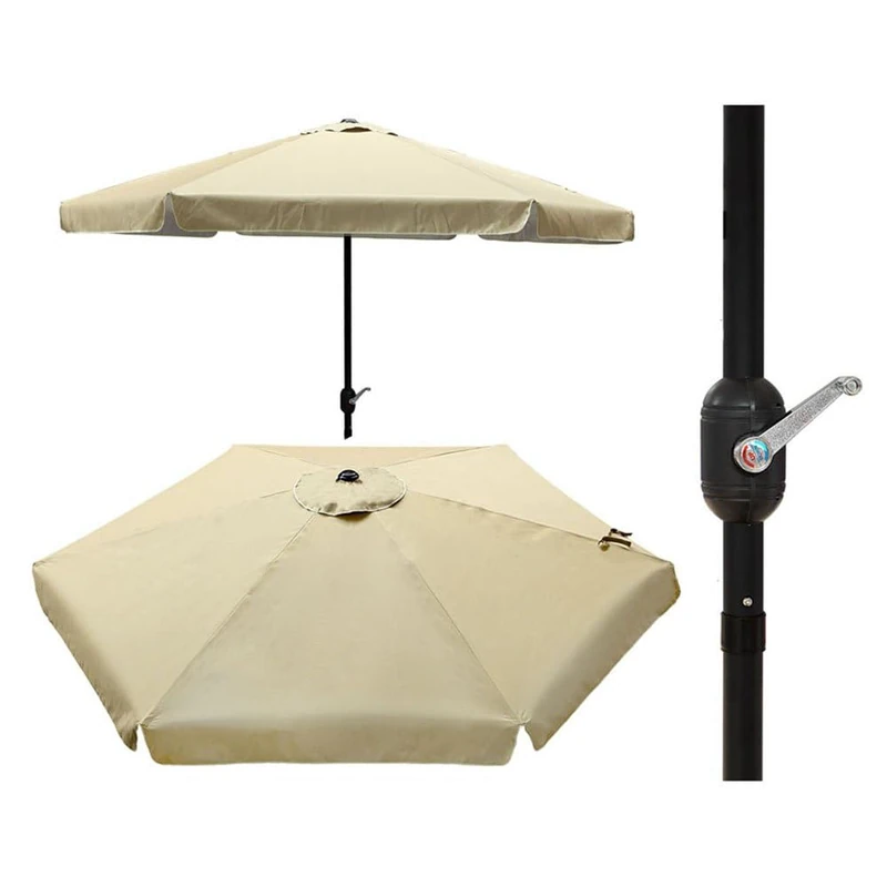 BigBuy Outdoor Parasol, Multicoloured, Standard, multicoloured, Estándar