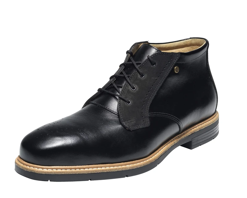 Emma Safety Footwear Valentino Industrial Shoe - Black 2-Tone
