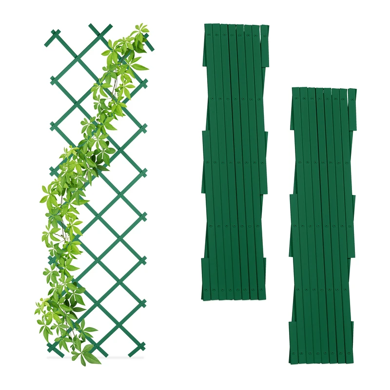Relaxdays Garden Trellis Set of 3 - Extendable Plant Support