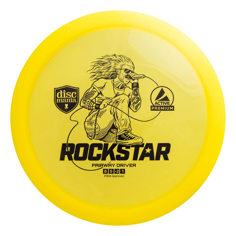 Diskgolfo diskas Fairway Driver ROCSTAR Active Premium Yellow