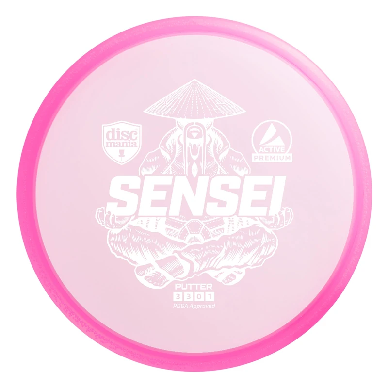 Discgolf Putter Premium Sensei 3/3/0/1 Pink - Image 1