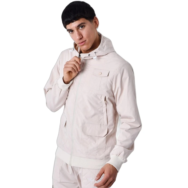 PROJECT X PARIS Men's Jacket, 100% Polyester, Beige, Size L