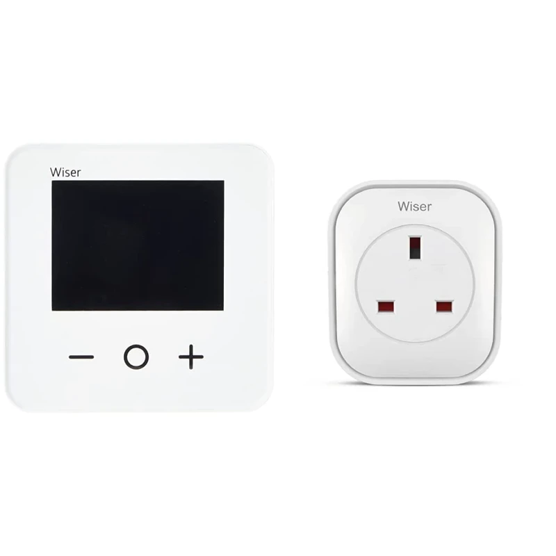 Drayton Wiser Smart Heating Room Thermostat & Plug & Range Extender - Works with Alexa, Google, IFTTT