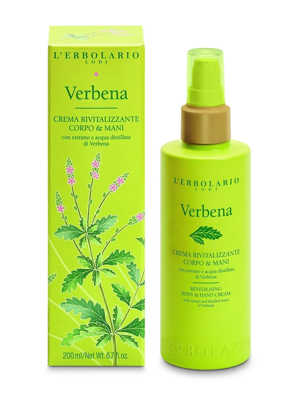 L'Erbolario Verbena Crema Rivitalizzante Corpo & Mani 200 ml