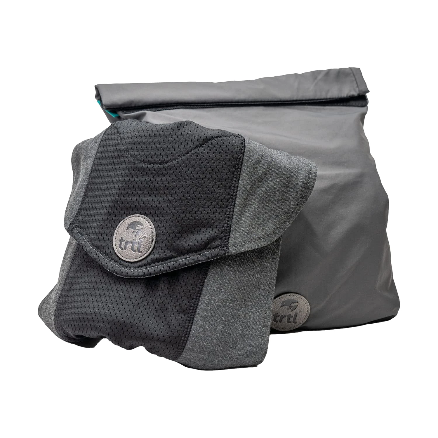 trtl Travel Pillow Cool for Neck Support - Cooling Travel Pillows for Airplanes - with Breathable Fabric - Lightweight and Easy to Carry