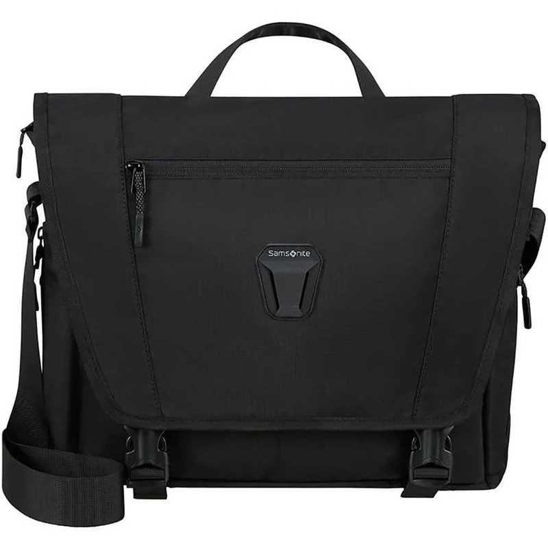 Samsonite Dye-Namic Messenger Bag 14 Inches 38.5 cm 15 L Black, Black (Black), Messenger Bags - Image 1