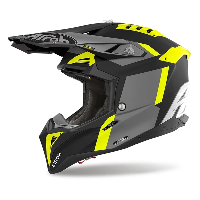 Airoh Motorcycle Helmet Aviator 3 Glory Yellow Matt M