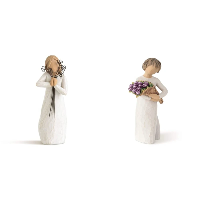 Willow Tree Friendship Figurine - Hand-Painted Resin Gift