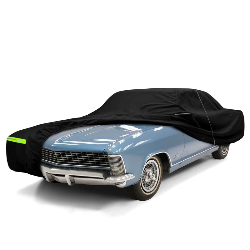 Waterproof Car Cover Replace for 1963-1970 Buick Riviera 2 Door Hardtop, 210T All Weather Classic Car Covers with Inner Cotton & Lock for Snow Rain Paint Protection