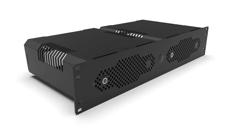 19 inch 2U Mini-ITX case for Dual Mini-ITX Short Depth
