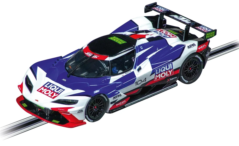 Carrera 20031076 Digital 132 KX-BOW GTX Liqui Moly, No.104 Vehicle, multicoloured