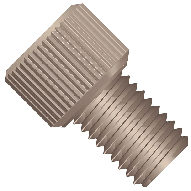 Idex Super Flangeless™ Nut, Standard Knurl, Short, Natural PEEK, 1/32" or 1/16" OD Tubing, 1/4-28 Flat Bottom; 10/PK