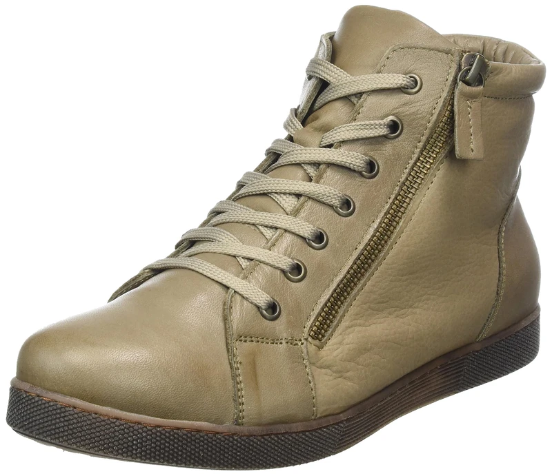 Andrea Conti Women's High Top Trainers, Elm Wood, 7 UK