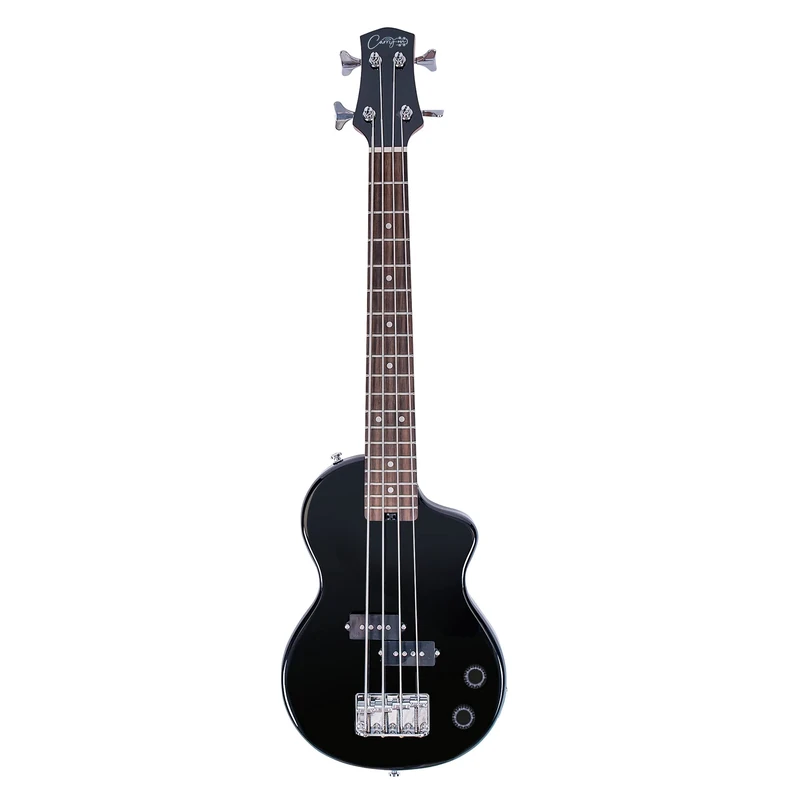 Carry-on By Blackstar Mini Electric Bass Guitar, Perfect for Kids and Adults, Beginners and Travel - Jet Black