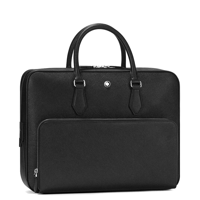 Montblanc Unisex Mb Sartorial Document Case Medium Bk Laptop Bag