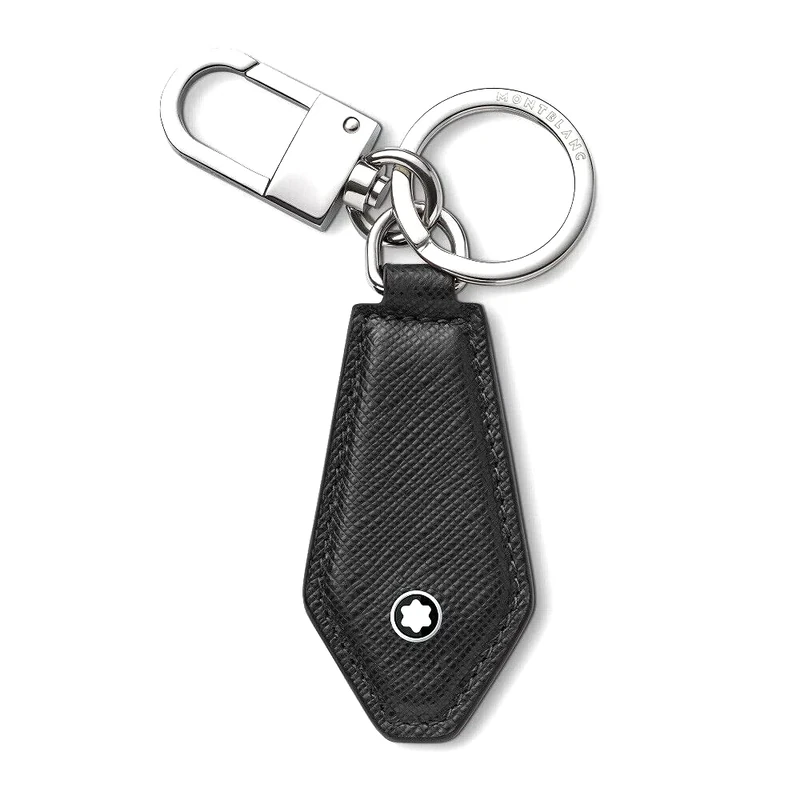 Montblanc MB Sartorial Key Fob Diamond BK Keyring, Adults Unisex, Black (Black), One Size