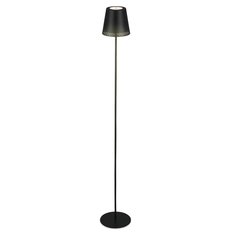 BRILONER LED Battery Floor Lamp, 3 in 1, Stepless Dimmable, Touch Control, Black