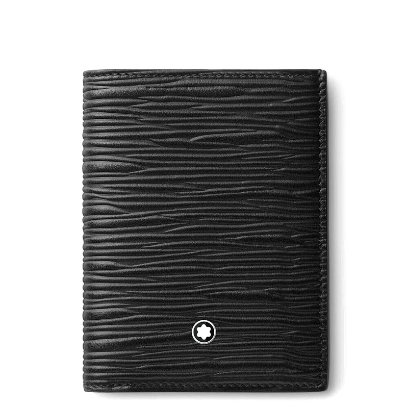 Montblanc Meisterstück 4810 Mini Wallet 4cc BK Wallet, Adults Unisex, Black (Black), One Size