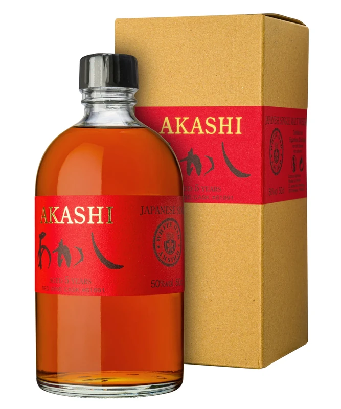 Akashi 5 Year Old Red Wine Cask Japanese Single Malt Whisky