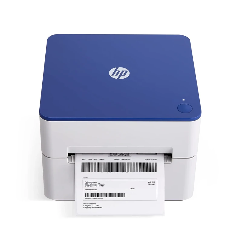HP Work Solutions Shipping 4x6 Thermal Label Printer Easy-to-use, High-Speed 203 DPI Printer for Home Office or Business Supports PC & Mac, Compatible w/Amazon, UPS, Shopify, ShipStation and More