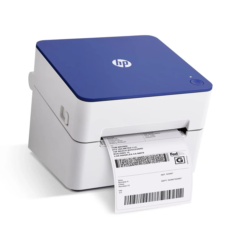 HP Work Solutions Shipping 4x6 Thermal Label Printer Easy-to-use, High-Speed 300 DPI Printer for Home Office or Business Supports PC & Mac, Compatible with Most E-Commerce Sites - Image 1