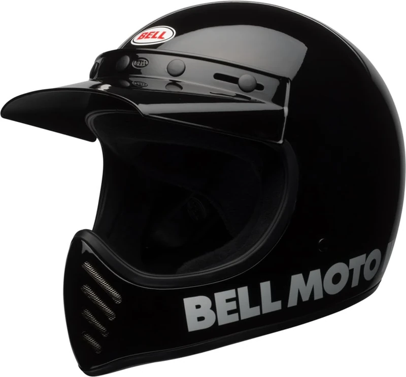 Bell - MOTO-3 CLAShort SleaveIC ECE Helmets - Adult Unisex - protective gear, bike helmet, street helmet, street protective helmet, Black , XL