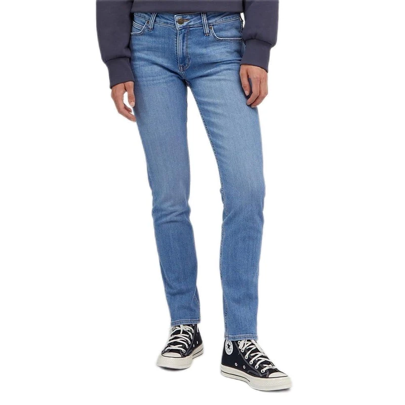 Lee Women's Elly Jeans, Mid Conversation, 25W x 31L