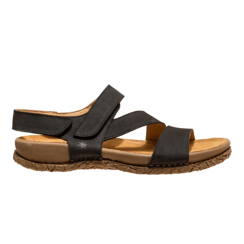 El Naturalista Unisex N5860 Tabernas Flat Sandal, Black/White, 9 UK