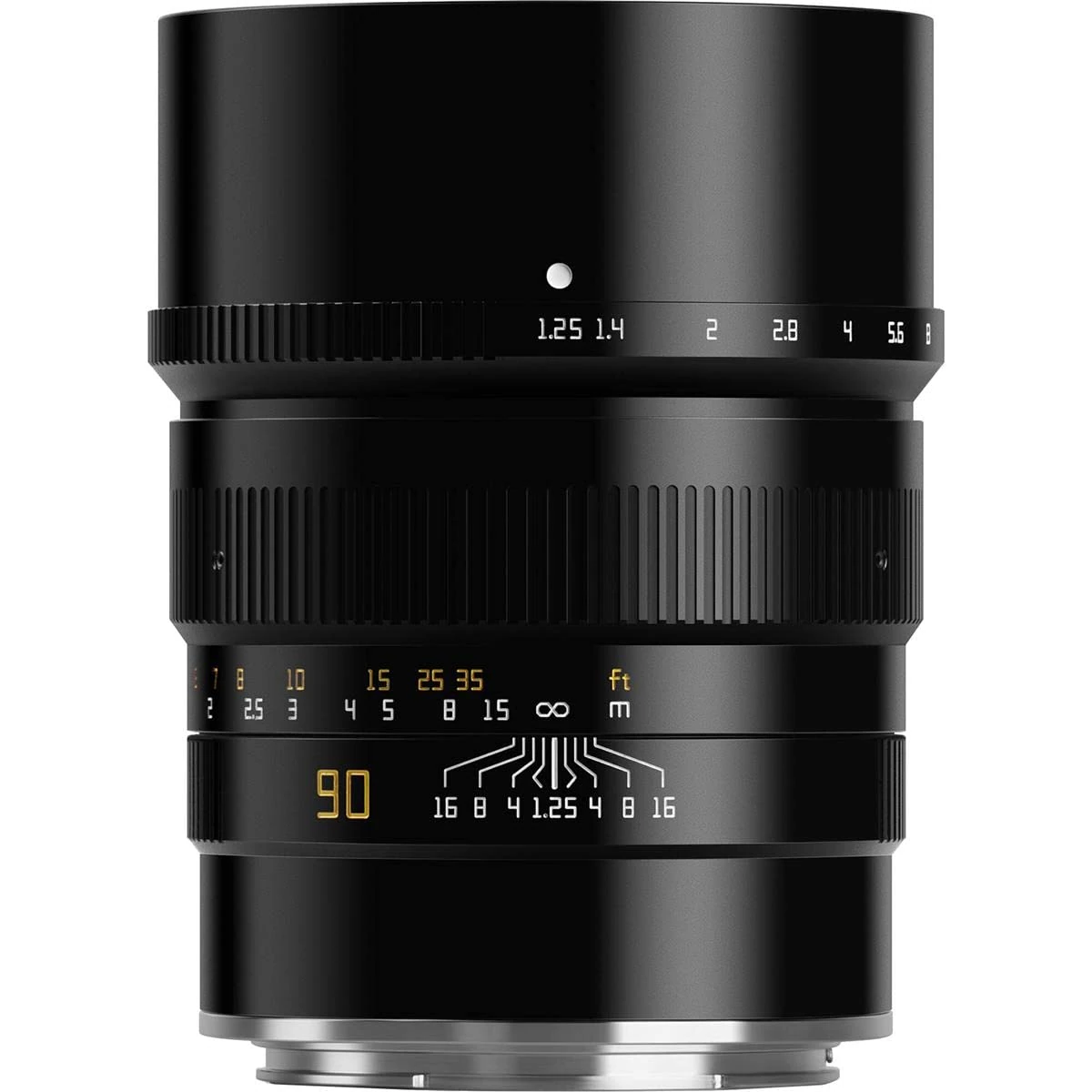 TTArtisan 90mm F/1.25 Metal Bodied Lens Compatible with Hasselblad X1D Mount - Black