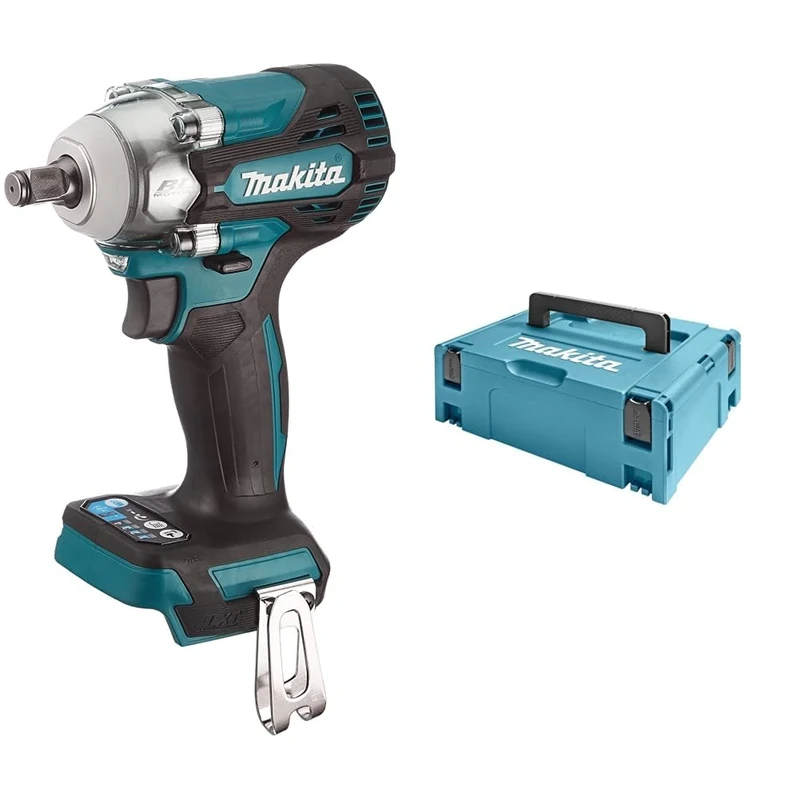 Makita DTW300Z Li-ion LXT Brushless Cordless Impact Wrench, Batteries and Charger Not Included, 18 V & 821550-0 Type 2 Makpac Connector Case
