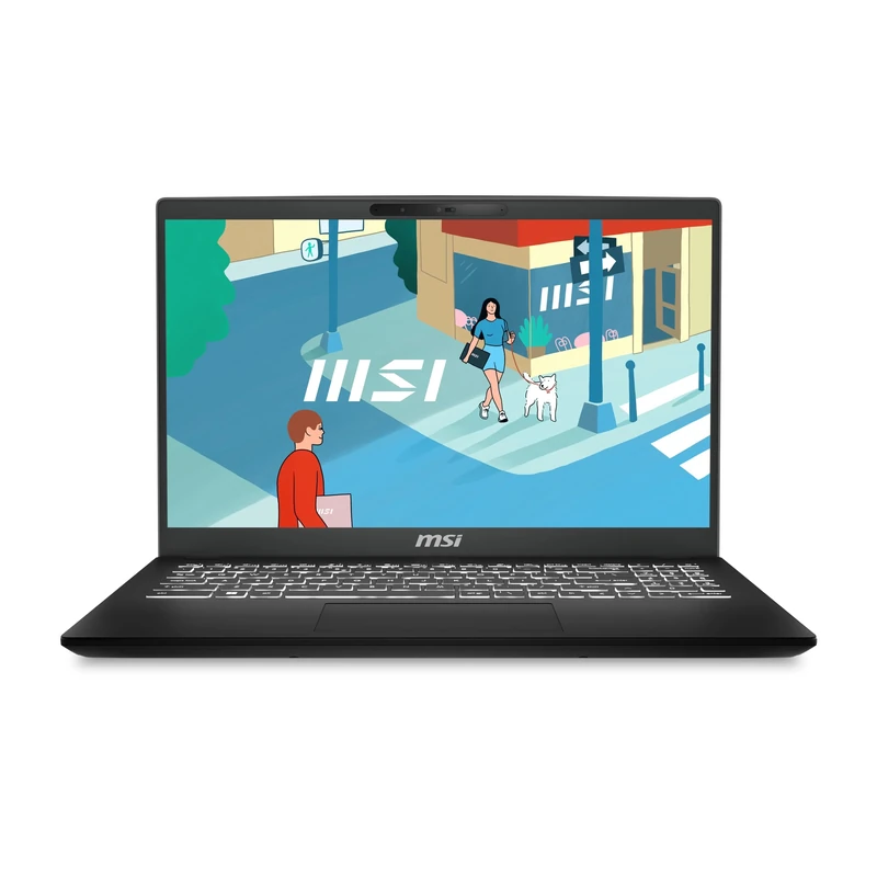 MSI Modern 15H Laptop | Intel i5-13420H | IrisXe Graphics | 15.6" FHD IPS Screen | 16GB RAM | 512GB SSD | Windows 11 Home Plus | Classic Black