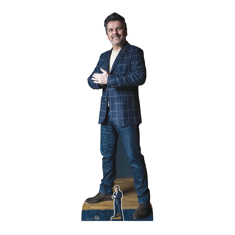 Star Cutouts CS1093 Thomas Anders Lifesize Cardboard Cutout With Mini Star Cutout - Image 1