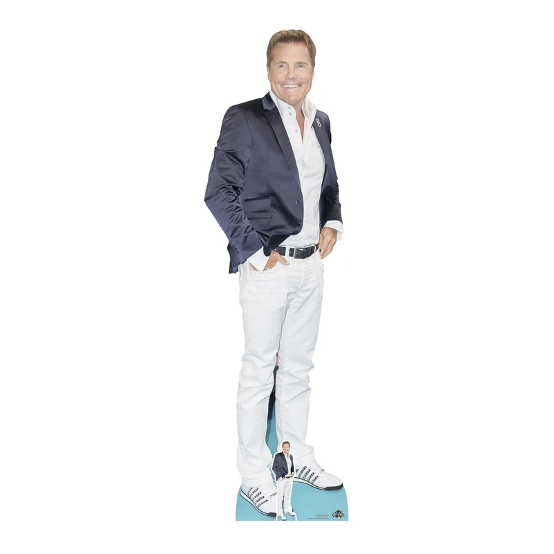Star Cutouts CS1090 Dieter Bohlen Lifesize Cardboard Cutout With Mini Star Cutout