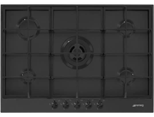 Gas hob with 5 burners from Smeg Classica - PV375MB