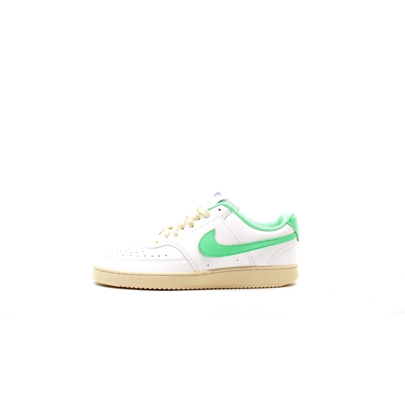 Nike Court Vision Lo Ncps Mens Shoes, White and Green, 7.5 UK