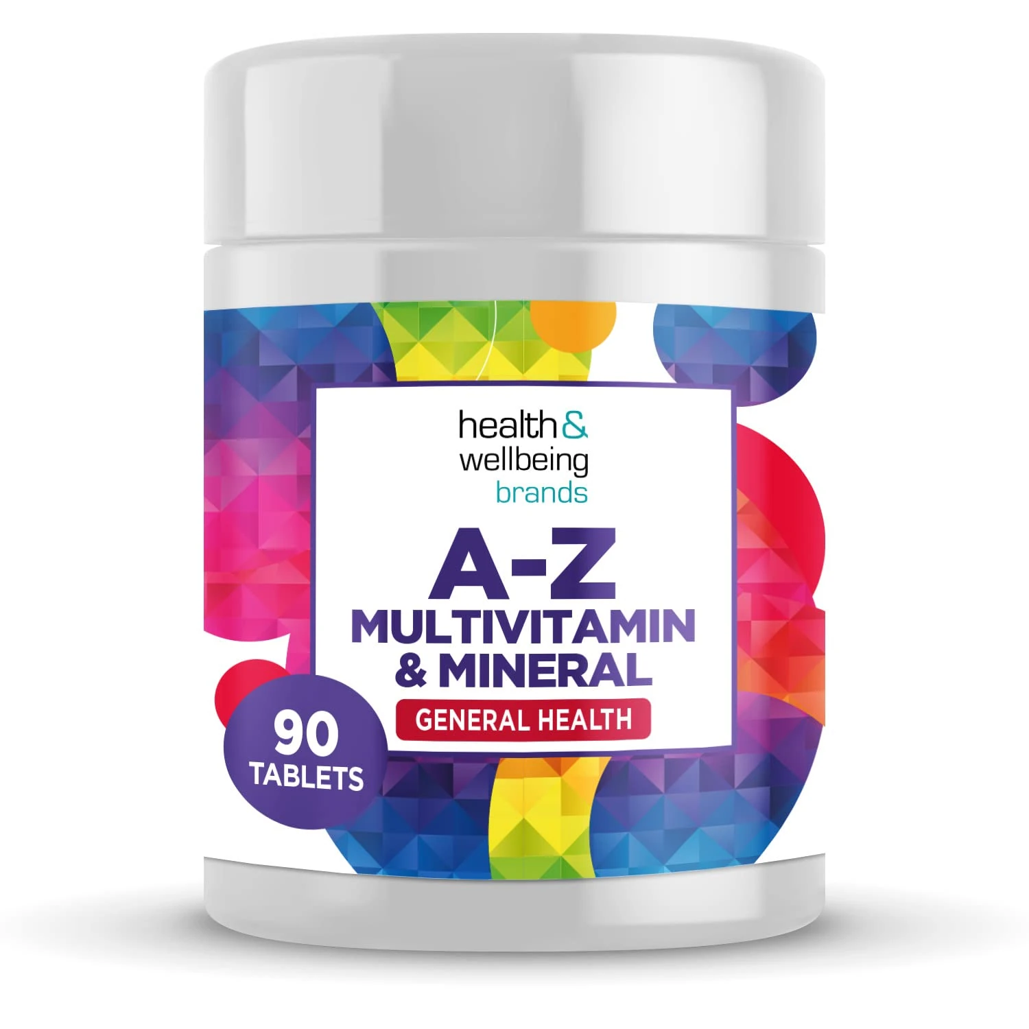 A-Z Multivitamin and Minerals Tablets, Vitamins for Men's and Women's, 23 High Strength Vitamins and Minerals Including Iron, Zinc Vitamin C and More (90)