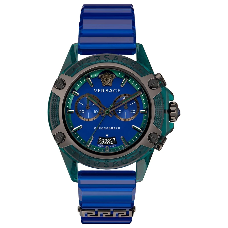 Versace Men Chronograph Watch Icon Active Swiss Made