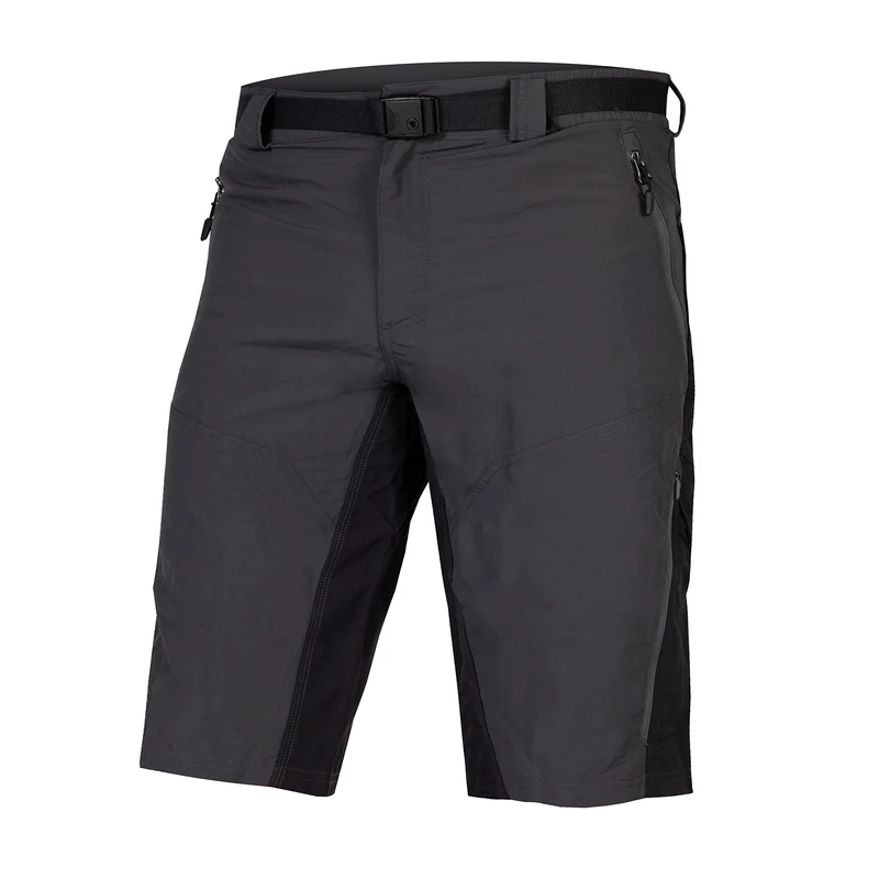 Endura Hummvee Cycling Shorts with Liner | Detatchable Liner | Urban and Trail Shorts | Padded Comfort | Cargo Storage | Clickfast Shorts, Grey, 2XL