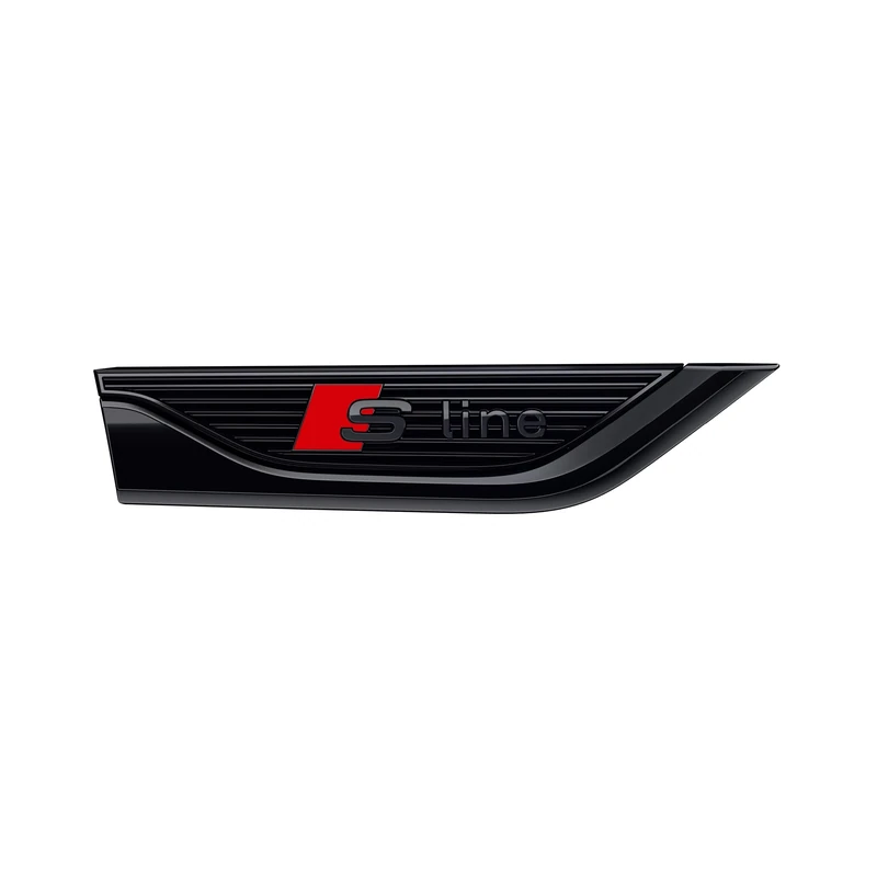 Audi 8W6071807H Plaque S-Line Right Element Mudguard Black