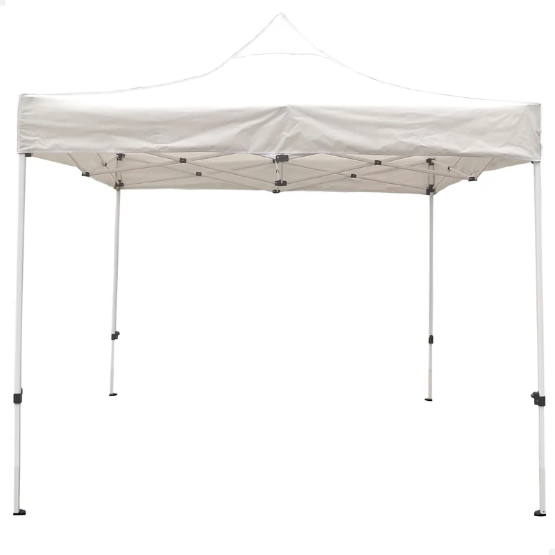 AKTIVE 61138 – Folding Gazebo for Outdoors, Measures 3 x 3 cm, Adjustable in Height 3.20/2.2 cm, UV Protection and Waterproof, Steel, Includes Carry Bag, Beach Tent