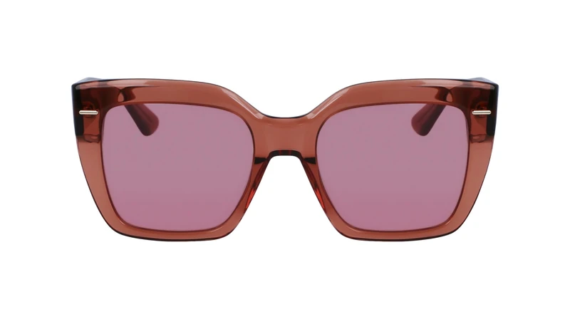 Calvin Klein Women's Sunglasses CK23508S - Brown with Solid Rose Lens