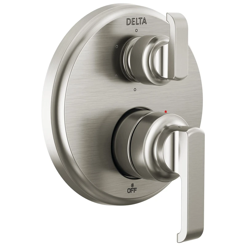 Delta T24989-SS-PR Tetra Diverter Trim, Lumicoat Stainless