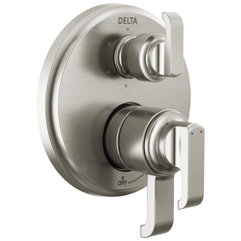 Delta T27989-SS-PR Tetra Diverter Trim, Lumicoat Stainless