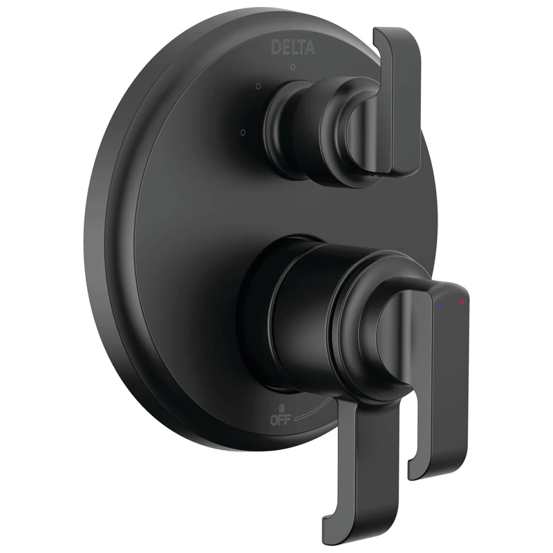 Delta T27889-BL Tetra Diverter Trim, Matte Black