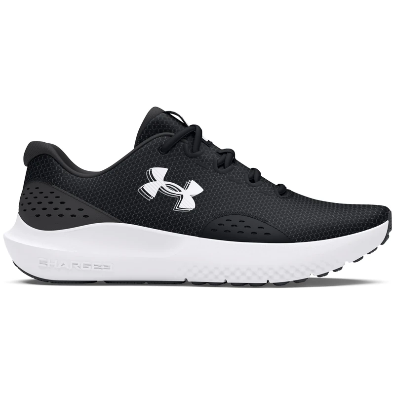 Under Armour Surge 4 Running Shoes Mens Black/White 10.5 (45.5)