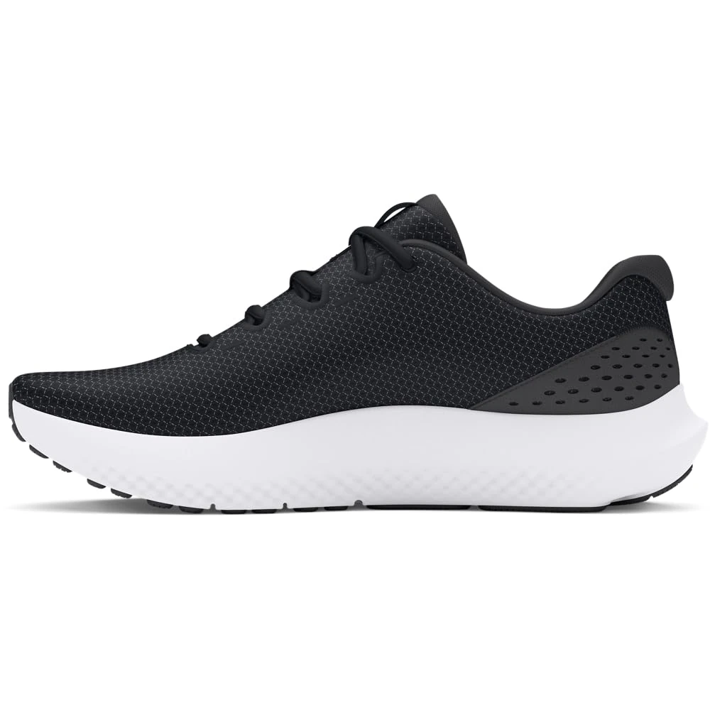 Under Armour Girls Ua W Charged Surge 4 Running Shoe, Black Anthracite White, 2.5 UK