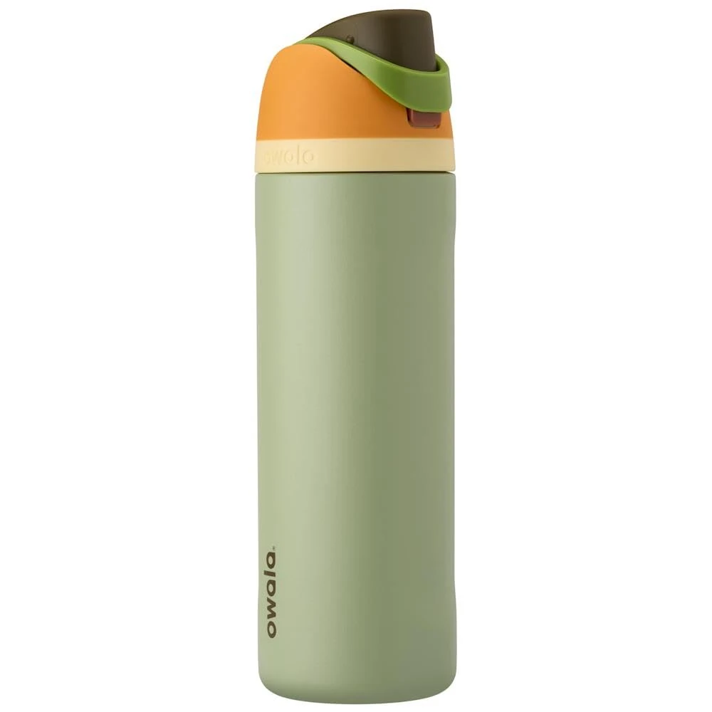 Owala FreeSip Insulated Stainless Steel Water Bottle with Straw for Sports and Travel, Leak Proof, BPA-Free, 710ml, Camo Cool