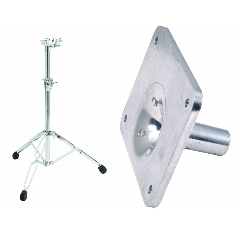 Gibraltar 6713E Spezial-Stander Multiklammer Professional Series,Black & Special stands Mounting plate SC-EMMP,Silver