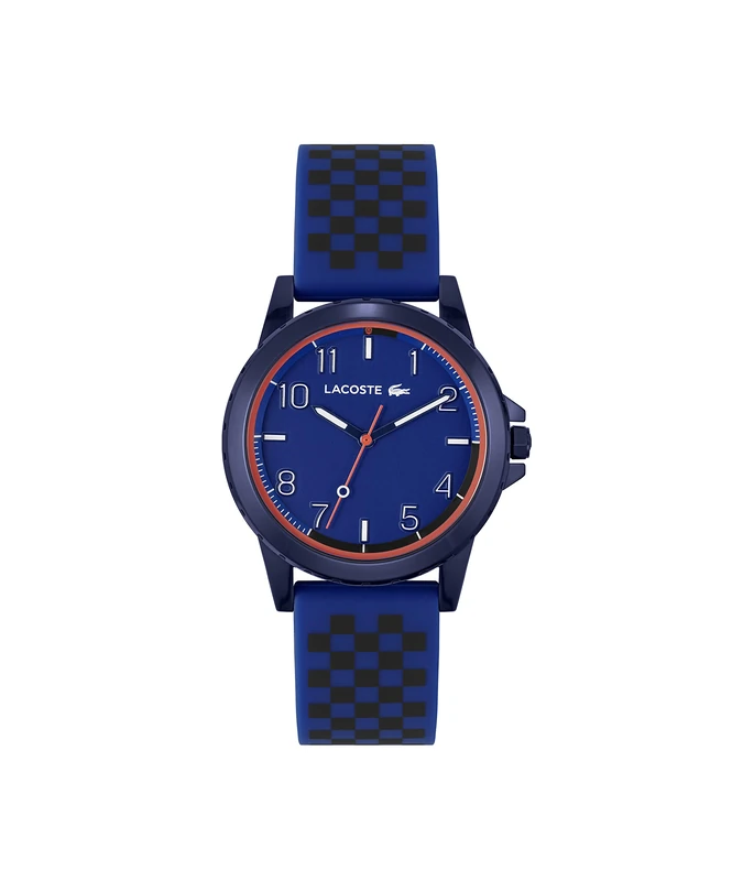 Lacoste Analogue Quartz Watch for Youth RIDER Collection with Blue Silicone Bracelet - 2020148