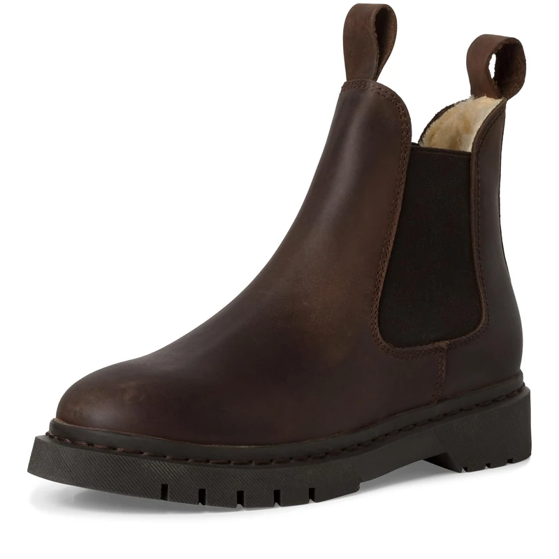 Tamaris Women's Flat Boots, brown, 5 UK